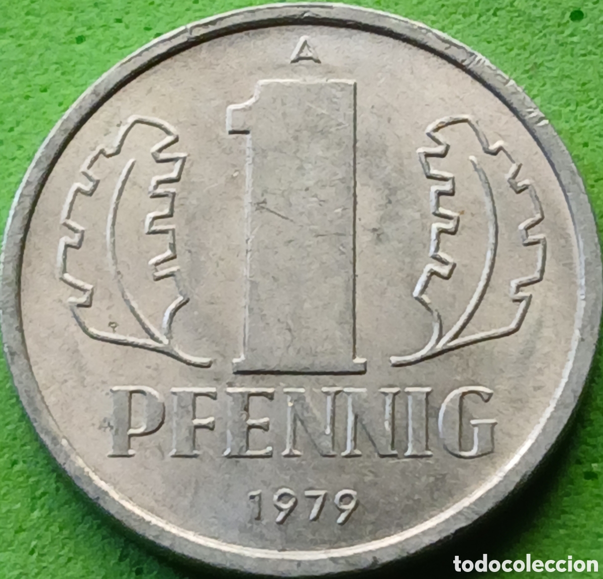 Monedas antiguas de Europa: Alemania Oriental 1 pfennig 1979 km#8.2
