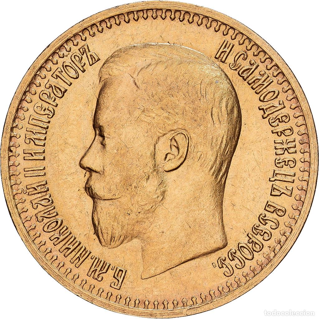 Monedas antiguas de Europa: [#1546486] Rusia, Nicolas II, 7.5 Roubles, 1897, Saint Petersburg, Oro, MBC