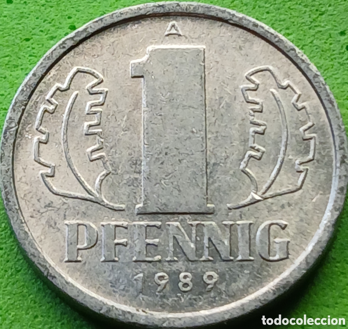 Monedas antiguas de Europa: Alemania Oriental 1 pfennig 1989 km#8.2