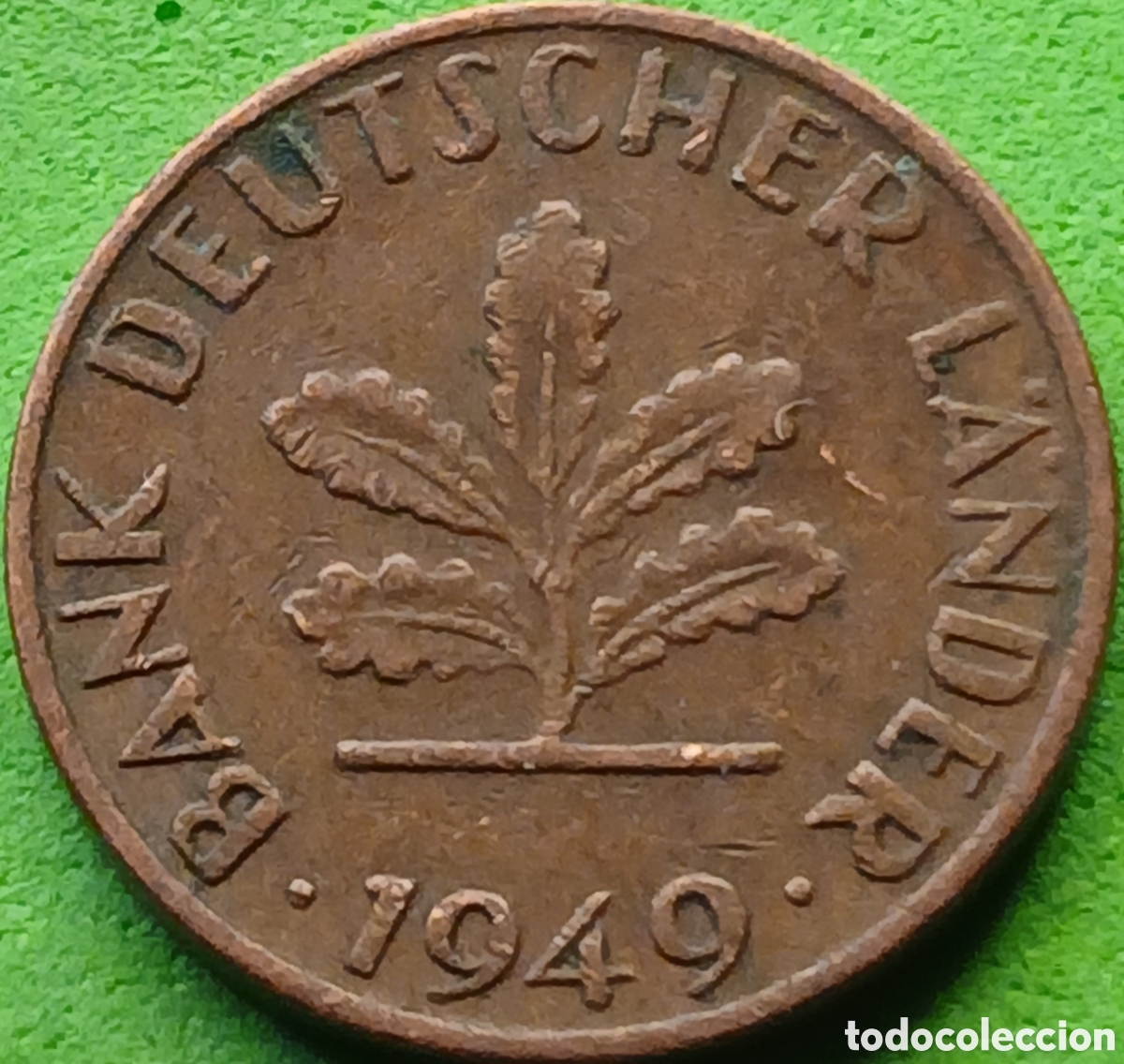 Monedas antiguas de Europa: Alemania Occidental 1 pfennig 1949 D km#A101