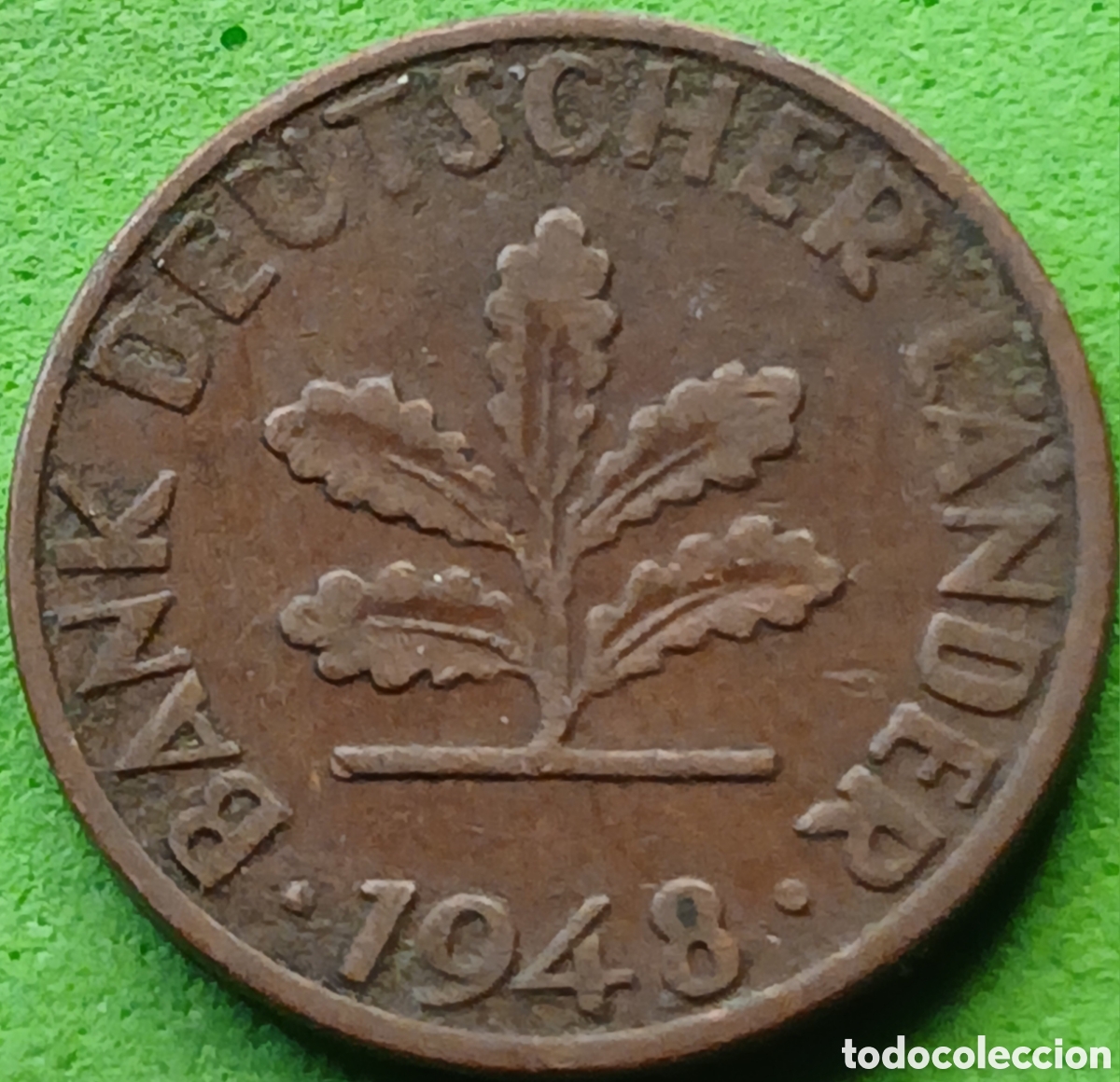 Monedas antiguas de Europa: Alemania Occidental 1 pfennig 1948 D km#A101