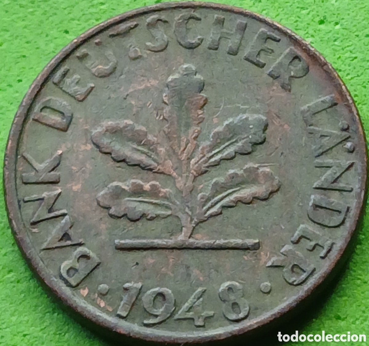 Monedas antiguas de Europa: Alemania Occidental 1 pfennig 1948 G km#A101