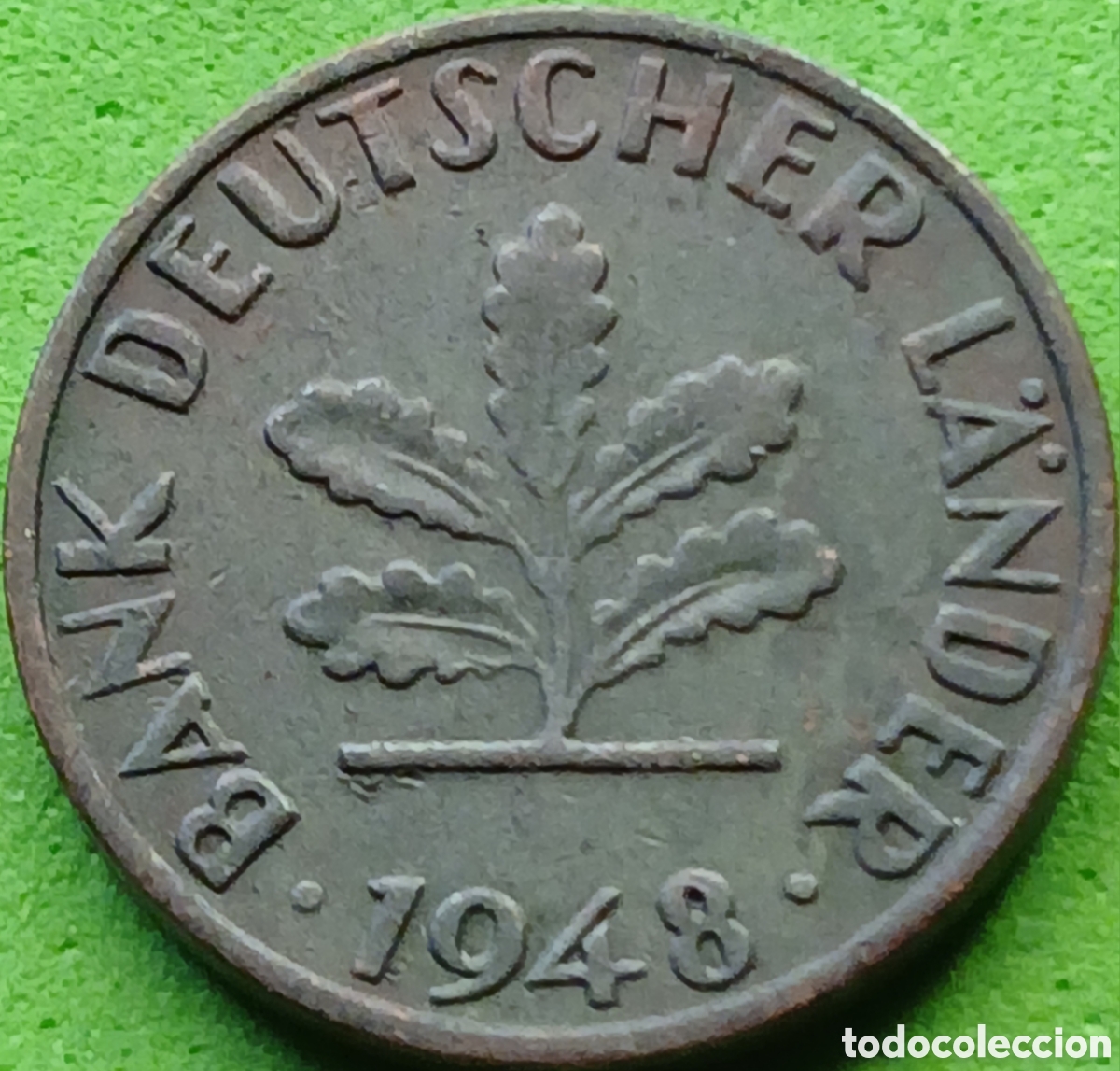 Monedas antiguas de Europa: Alemania Occidental 1 pfennig 1948 F km#A101