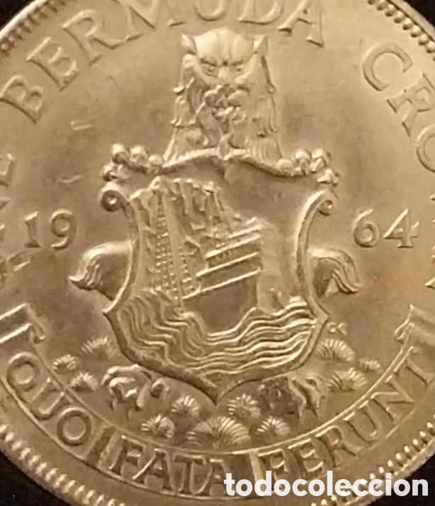 Monedas antiguas de Europa: One Bermuda CROWN Isla Bermuda - Foto 2