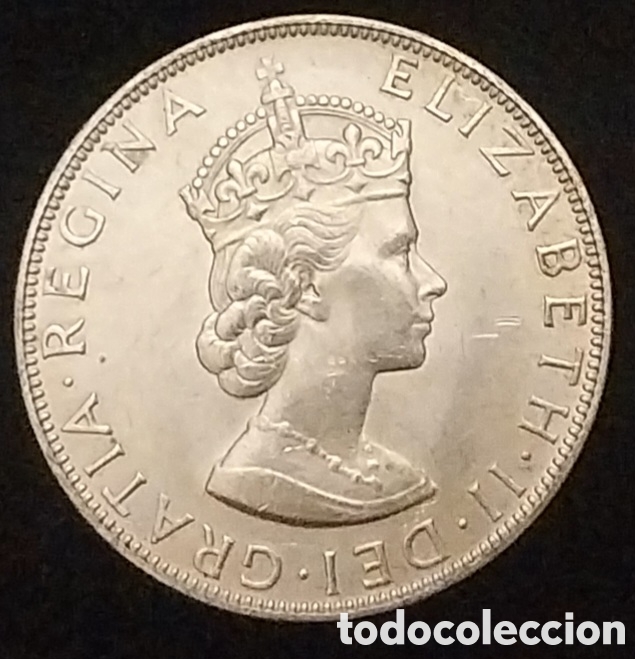 Monedas antiguas de Europa: One Bermuda CROWN Isla Bermuda