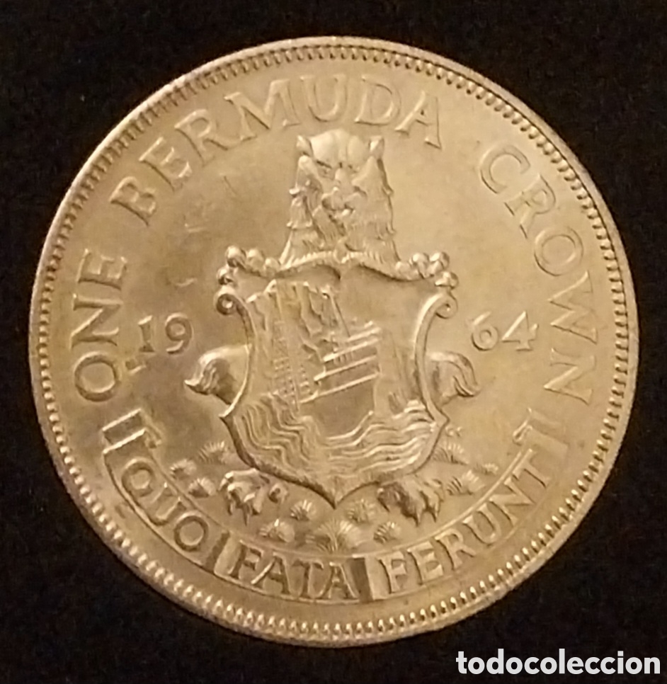 Monedas antiguas de Europa: One Bermuda CROWN Isla Bermuda - Foto 5