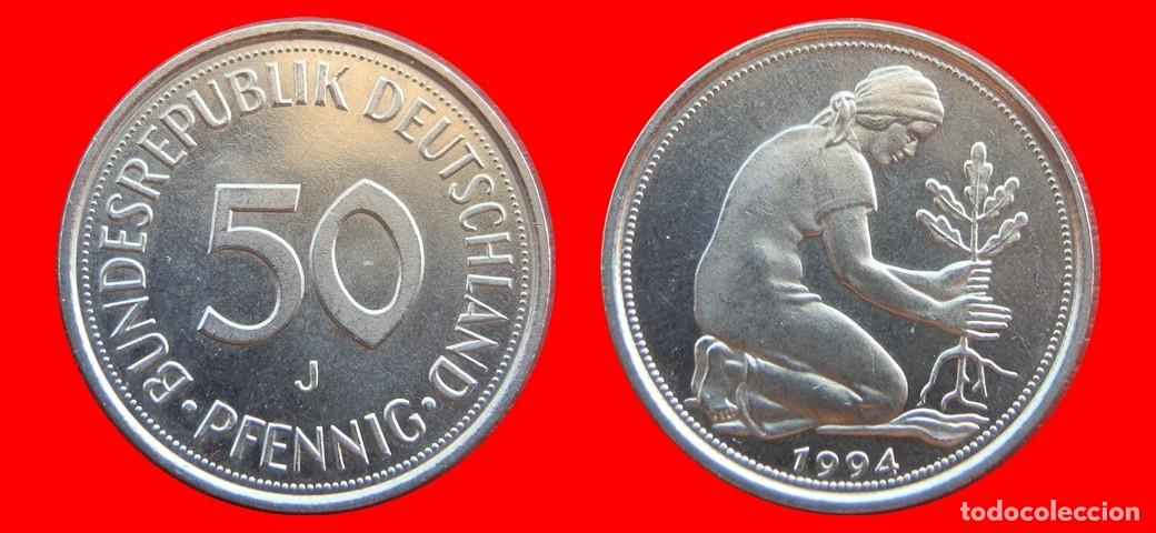 Monedas antiguas de Europa: 50 PFENNIG 1994-J BRD ALEMANIA-154775