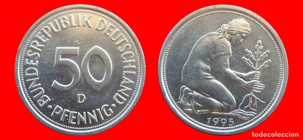 Monedas antiguas de Europa: 50 PFENNIG 1995-D BRD ALEMANIA-154776
