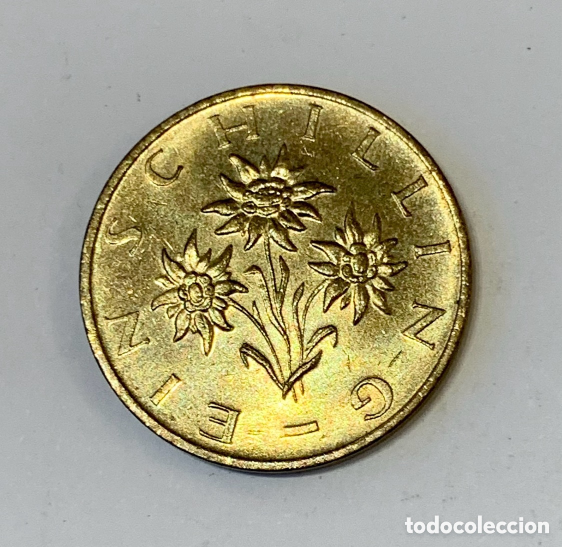 Monedas antiguas de Europa: Moneda. Republik Osterreich. 1 Schilling 1990.