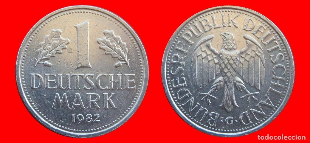 Monedas antiguas de Europa: 1 MARCO 1982-G BRD ALEMANIA-154785