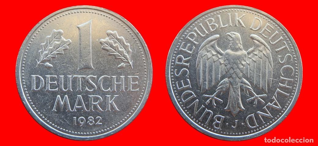 Monedas antiguas de Europa: 1 MARCO 1982-J BRD ALEMANIA-154786