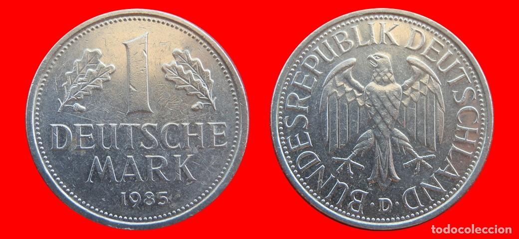 Monedas antiguas de Europa: 1 MARCO 1985-D BRD ALEMANIA-154789