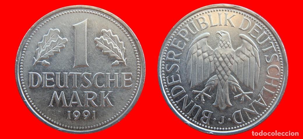 Monedas antiguas de Europa: 1 MARCO 1991-J BRD ALEMANIA-154796