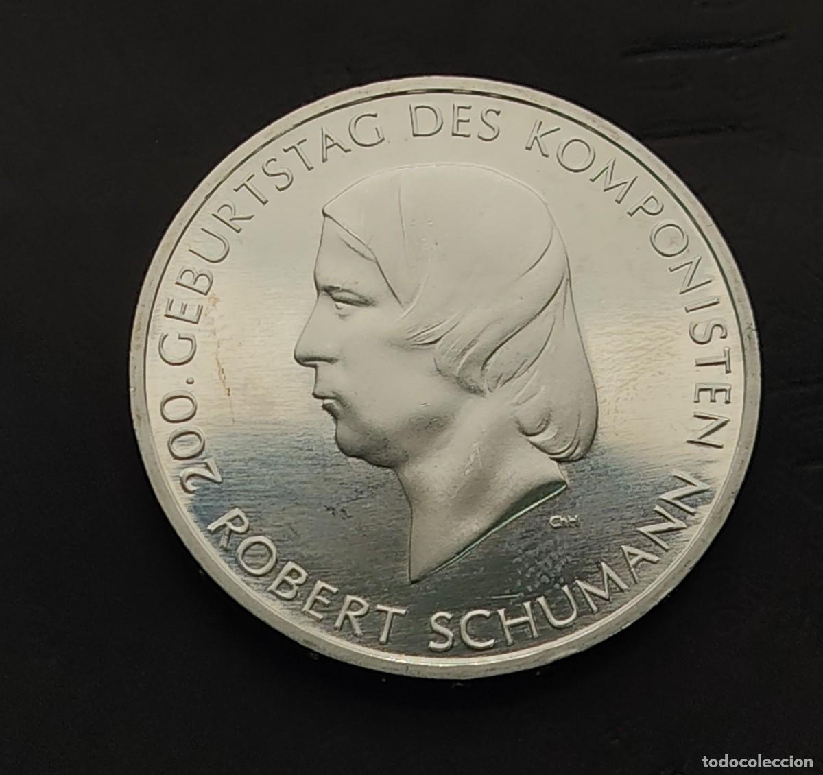 Monedas antiguas de Europa: ALEMANIA A&Ntilde;O 2010 , 10 EUROS PLATA (925) &rdquo; BICENTENARIO NACIMIENTO ROBER SHUMAN&rdquo;