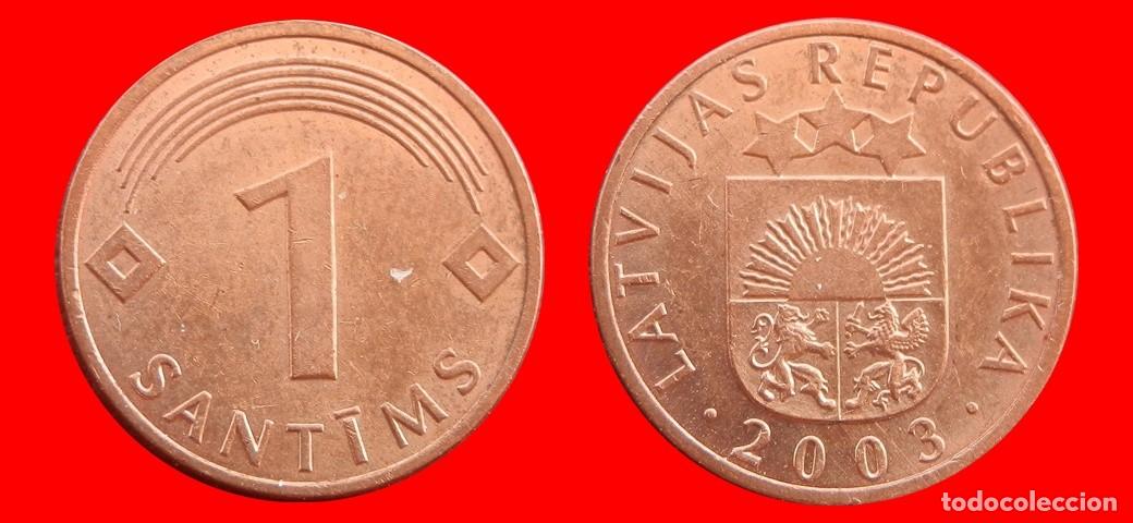 Monedas antiguas de Europa: 1 SANTIMS 2003 LETONIA-154797