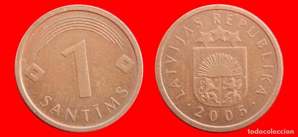 Monedas antiguas de Europa: 1 SANTIMS 2005 LETONIA-154798