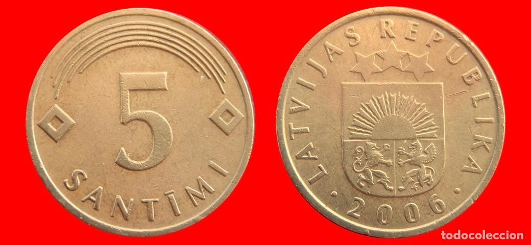 Monedas antiguas de Europa: 5 SANTIMI 2006 LETONIA-154801