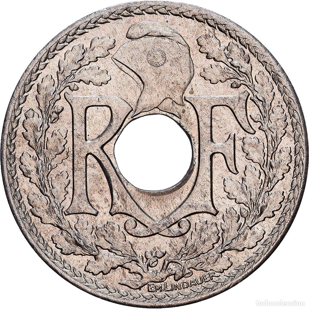 Monedas antiguas de Europa: [#228296] Francia, 10 Centimes, Lindauer, .1939., N&iacute;quel - bronce, BC+, KM:889.1