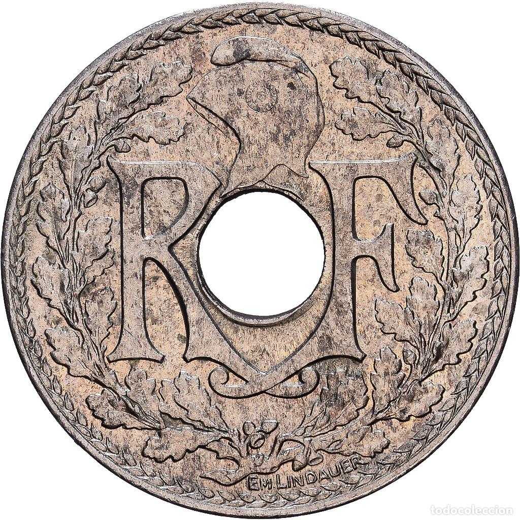 Monedas antiguas de Europa: [#228302] Francia, 10 Centimes, Lindauer, .1939., N&iacute;quel - bronce, MBC, KM:889.1