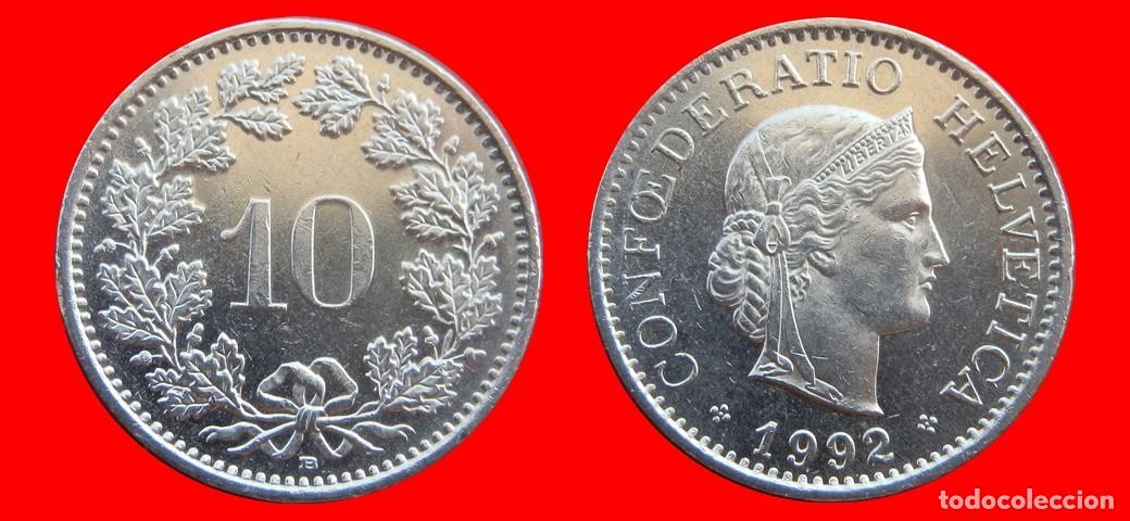 Monedas antiguas de Europa: 10 RAPPEN 1992 SUIZA-154817