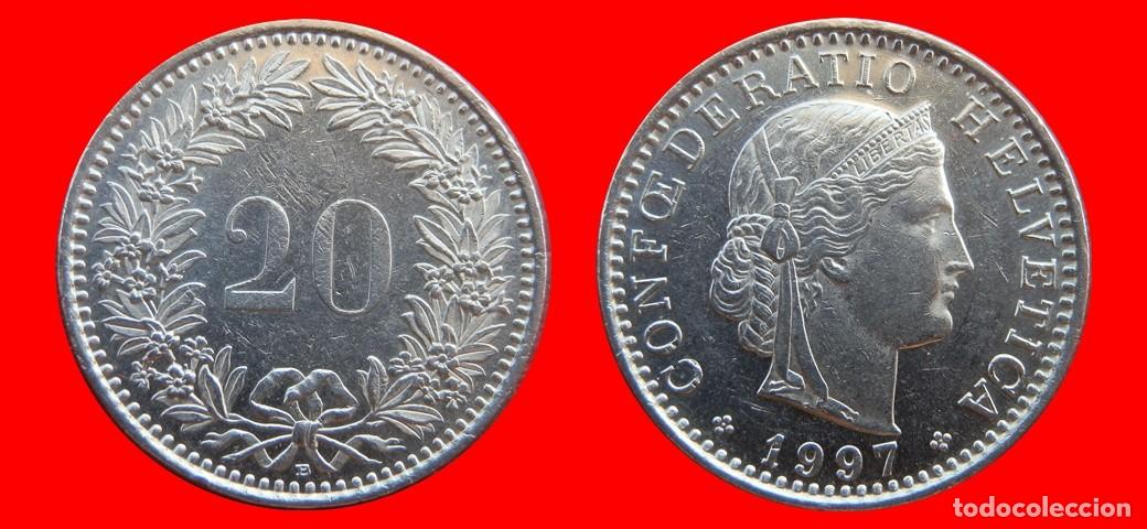 Monedas antiguas de Europa: 20 RAPPEN 1997 SUIZA-154820