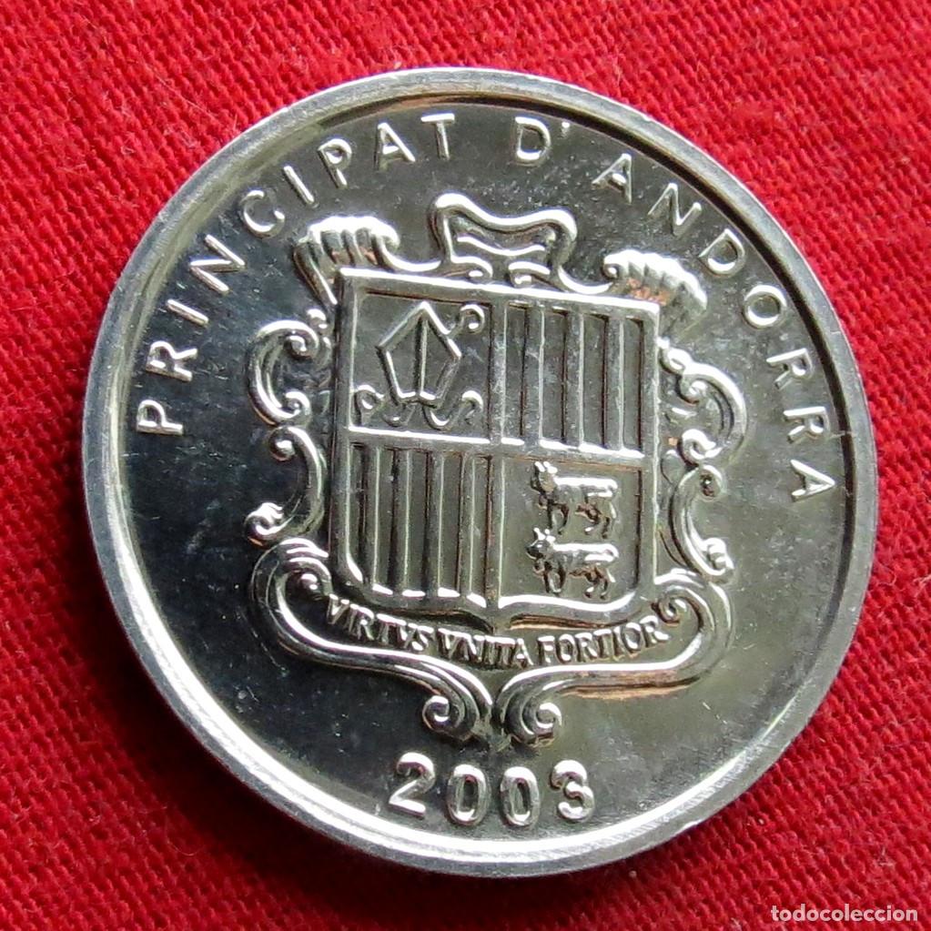 Monedas antiguas de Europa: Andorra 1 cent 2003 Engolasters UNC - Foto 2