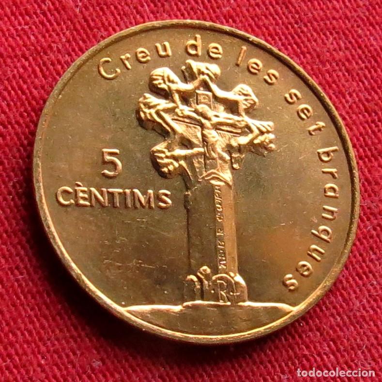 Monedas antiguas de Europa: Andorra 5 cents 2003 Branques UNC