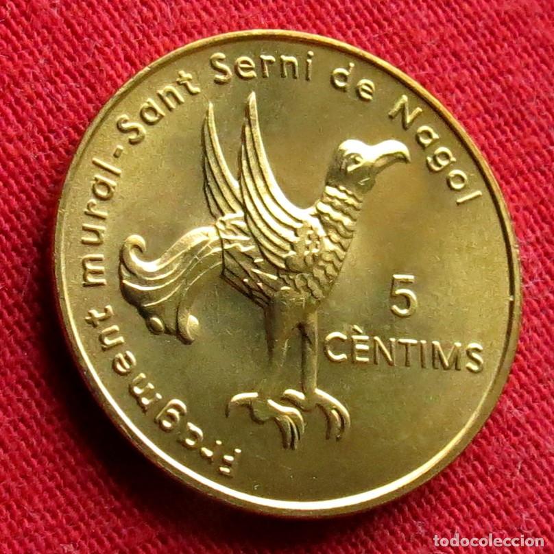 Monedas antiguas de Europa: Andorra 5 cents 2003 Nagol UNC
