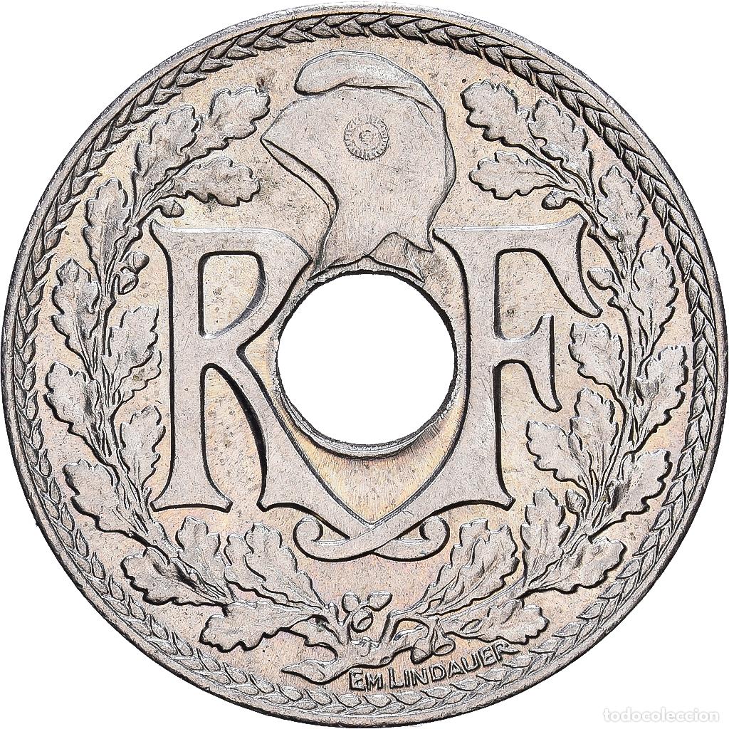 Monedas antiguas de Europa: [#228297] Francia, 10 Centimes, Lindauer, .1939., N&iacute;quel - bronce, EBC+, KM:889.1