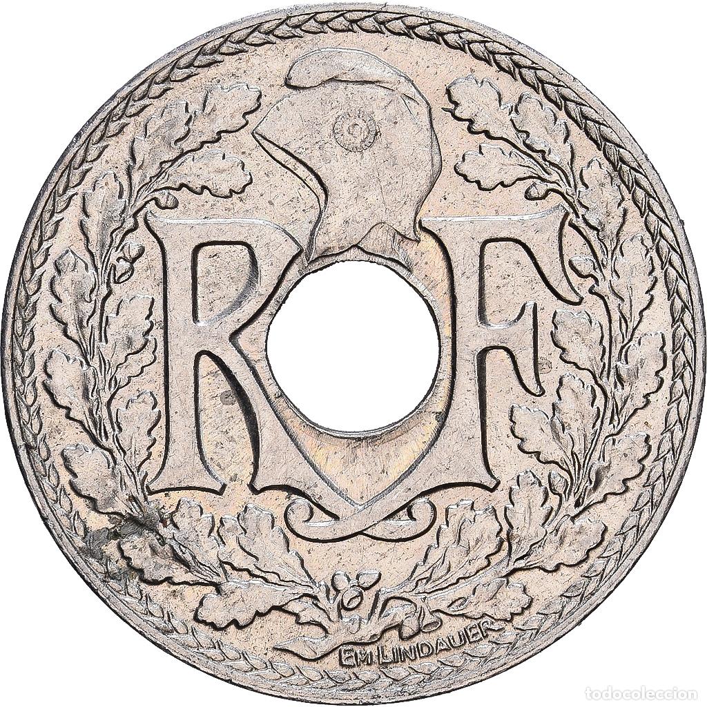 Monedas antiguas de Europa: [#228299] Francia, 10 Centimes, Lindauer, .1939., Paris, N&iacute;quel - bronce, EBC, KM:889.1
