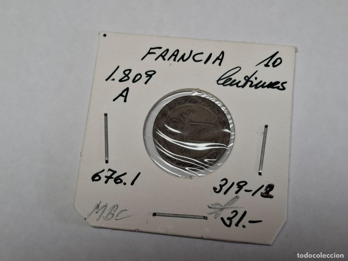 Monedas antiguas de Europa: 10 CENTIMOS de 1809 A KM 676.1 FRANCIA en MBC