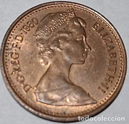 Monedas antiguas de Europa: Reino Unido, 1/2 penique 1980 &rdquo;Isabel II - 1968/1981&rdquo; KM#914. Usada?, fotos.