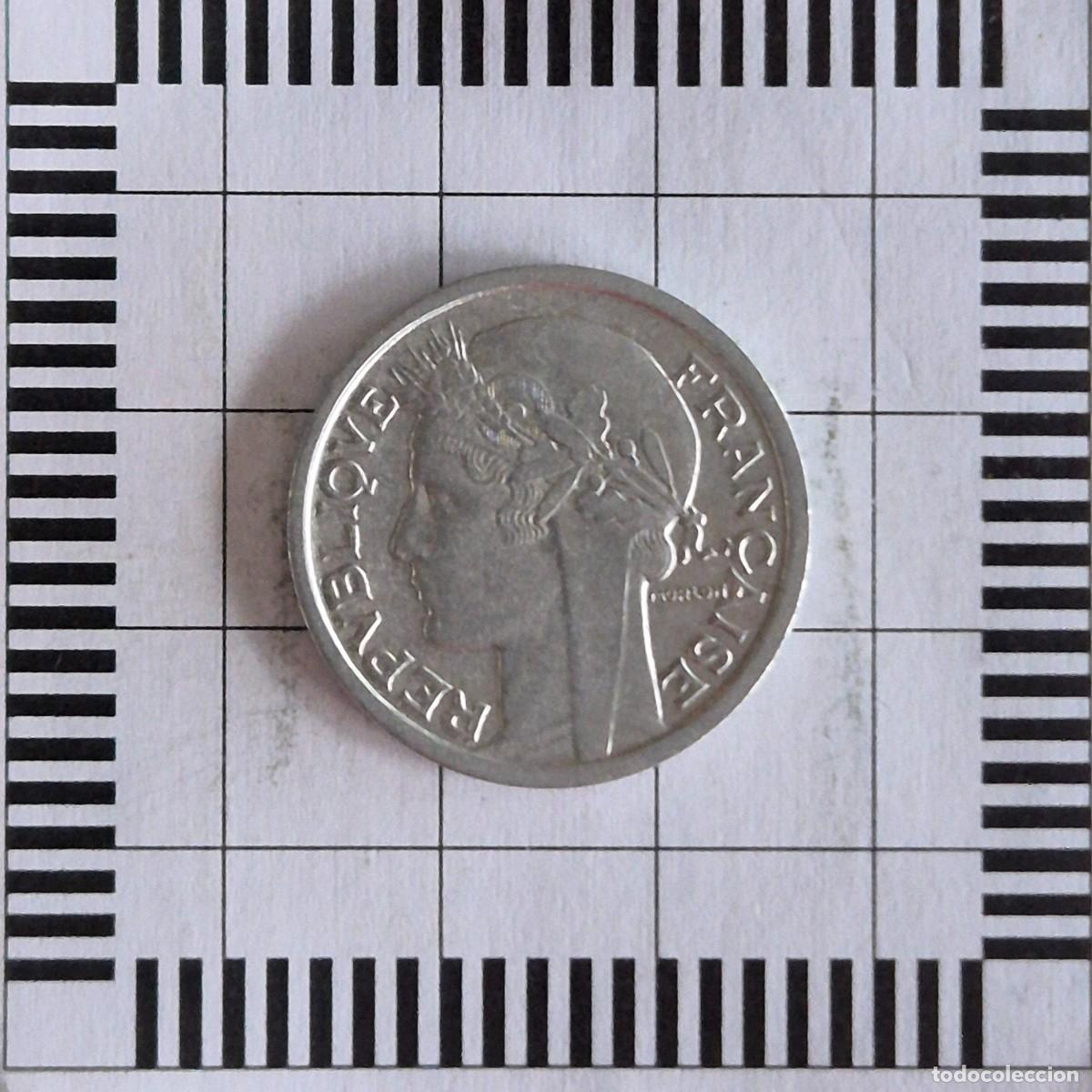Monedas antiguas de Europa: 1 FRANCO, FRANCIA. 1945 C. (KM#885a.3).