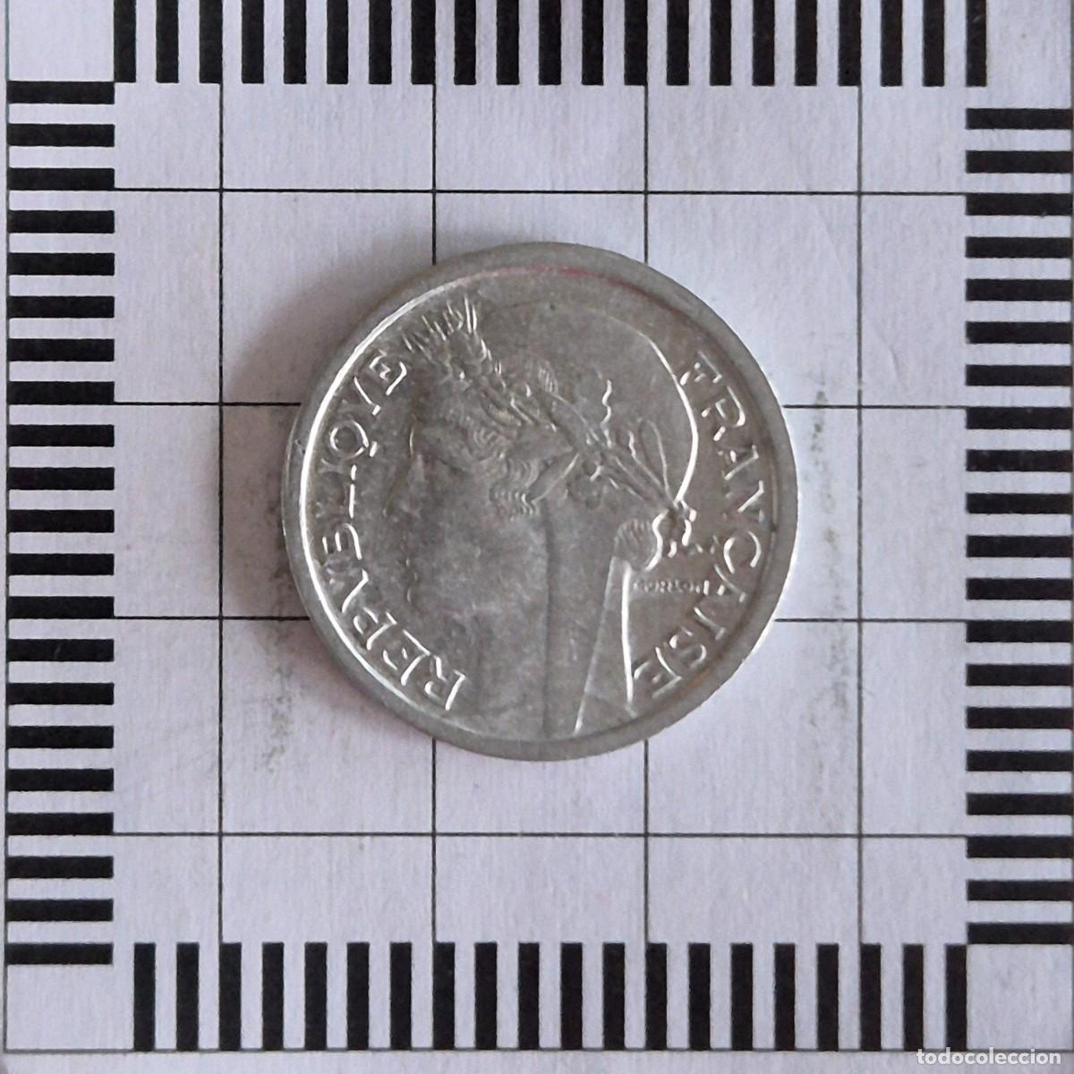 Monedas antiguas de Europa: 1 FRANCO, FRANCIA. 1944. (KM#885a.1).