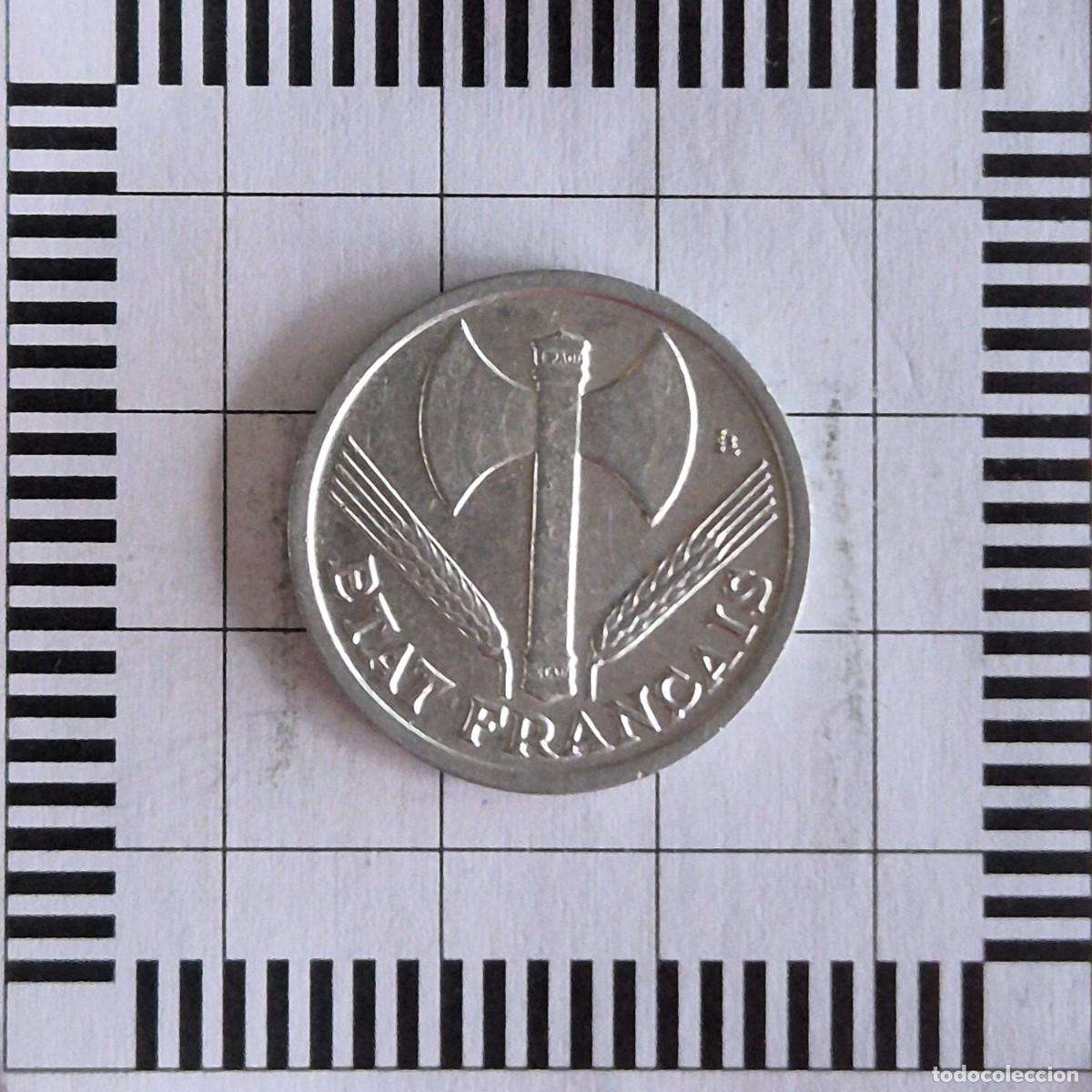 Monedas antiguas de Europa: 1 FRANCO, FRANCIA. 1943. (KM#902.1).