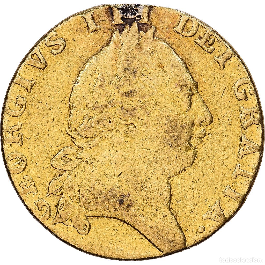 Monedas antiguas de Europa: [#1546442] Gran Breta&ntilde;a, George III, Guinea, 1789, London, Oro, BC+, KM:609