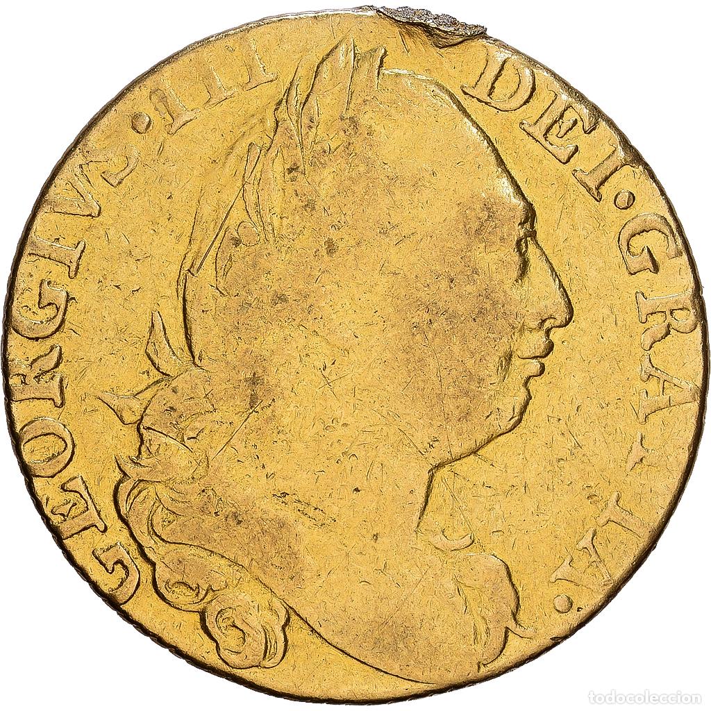 Monedas antiguas de Europa: [#1546443] Gran Breta&ntilde;a, George III, Guinea, 1775, London, Oro, BC