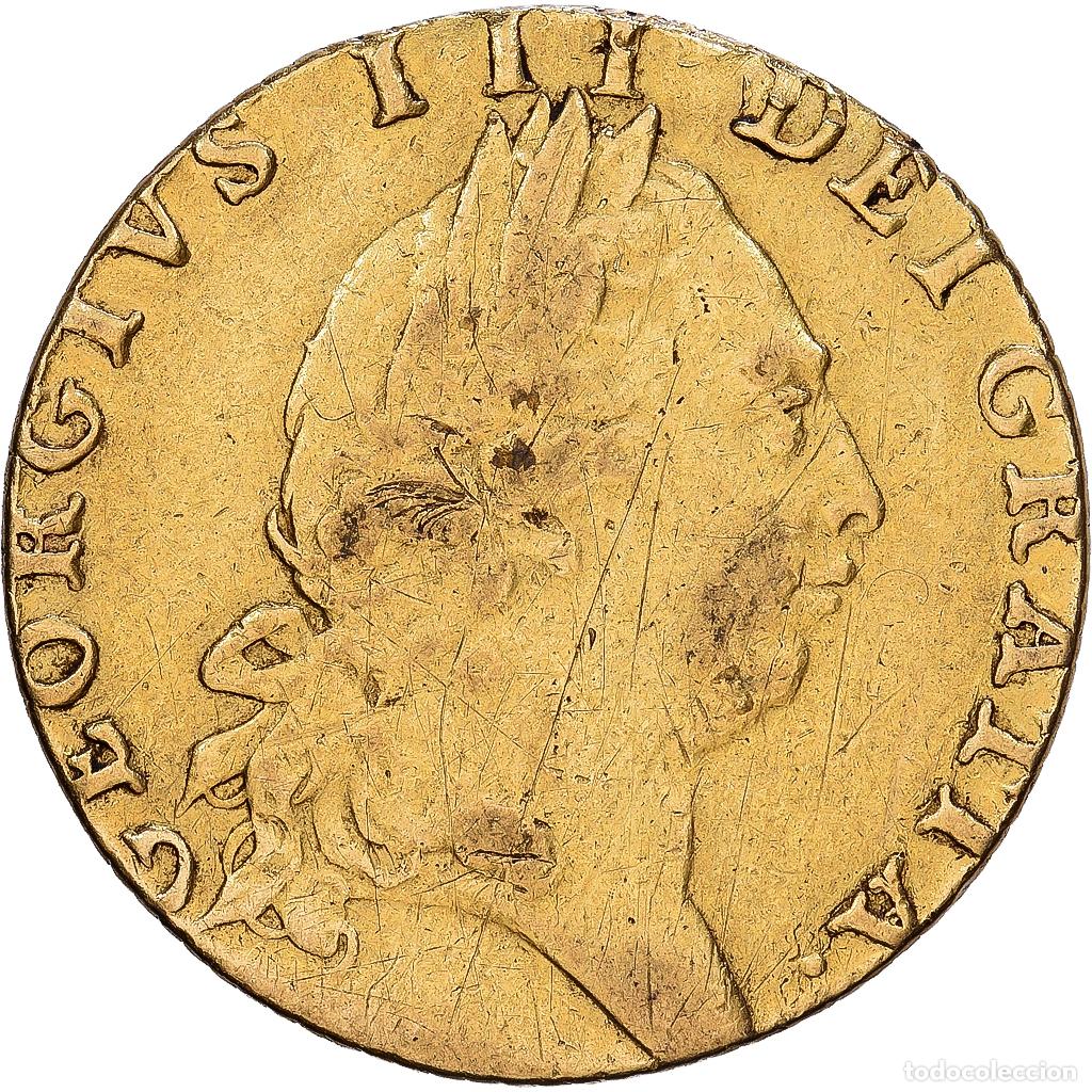 Monedas antiguas de Europa: [#1546441] Gran Breta&ntilde;a, George III, Guinea, 1791, London, Oro, BC+, KM:609