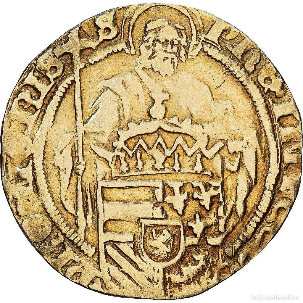Monedas antiguas de Europa: [#1546333] Duchy of Brabant, Charles Quint, Florin d'or au Saint Philippe, 1507-1520