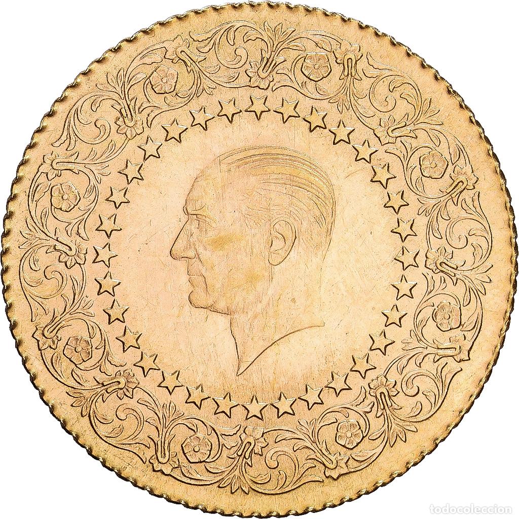 Monedas antiguas de Europa: [#1546478] Turqu&iacute;a, 50 Kurush, 1967, Oro, MBC+, KM:871