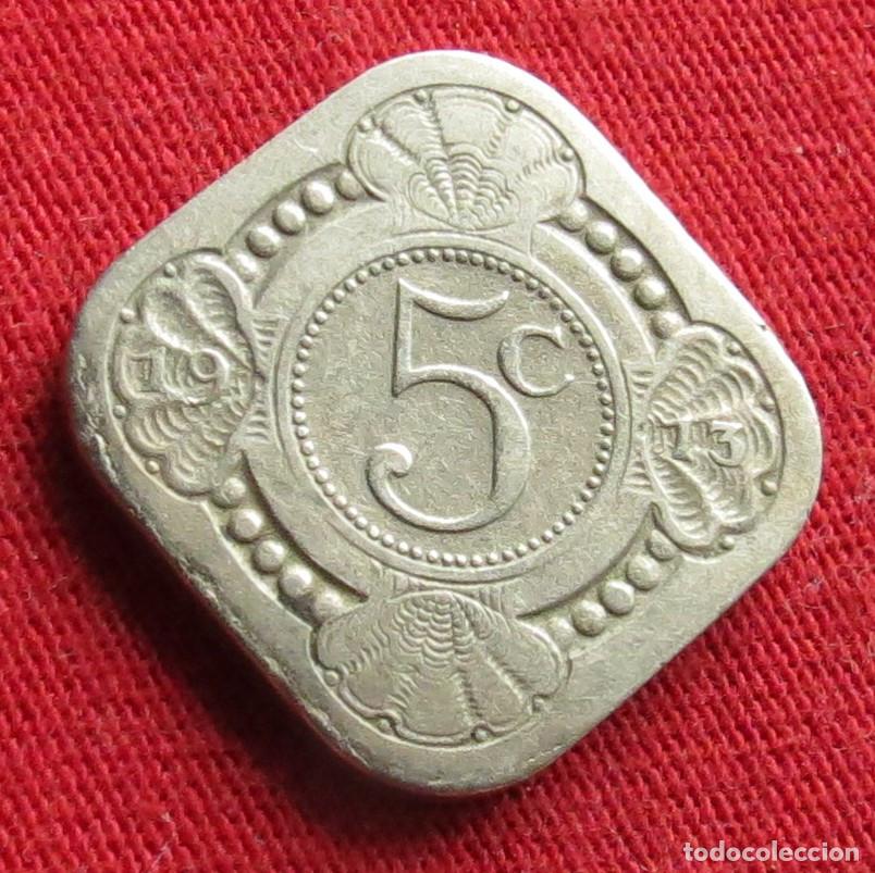 Monedas antiguas de Europa: Pa&iacute;ses Bajos 5 cents 1913 KM# 153 Lt 1619 Holanda Netherlands