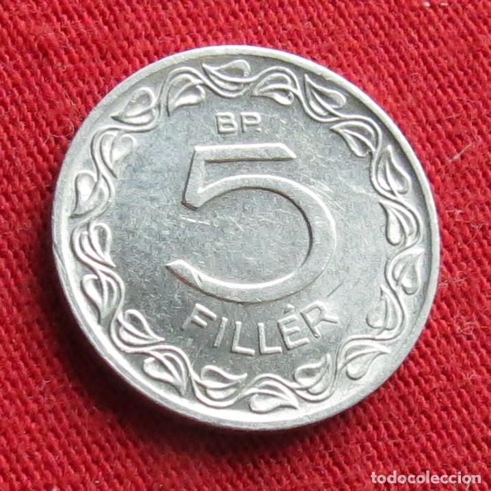 Monedas antiguas de Europa: Hungria 5 filler 1965 KM# 549 Lt 1826