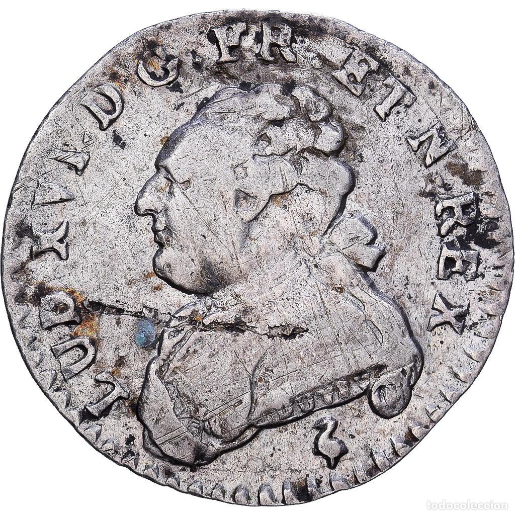 Monedas antiguas de Europa: [#1546502] Francia, Louis XVI, 1/20 Ecu, 1782, Paris, Plata, BC+, Gadoury:352