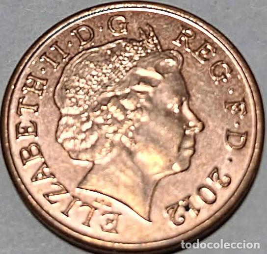 Monedas antiguas de Europa: Reino Unido, 1 penique 2012 &rdquo;Isabel II - 1982/2022&rdquo; KM#1107. Casi Sin Circular, fotos.