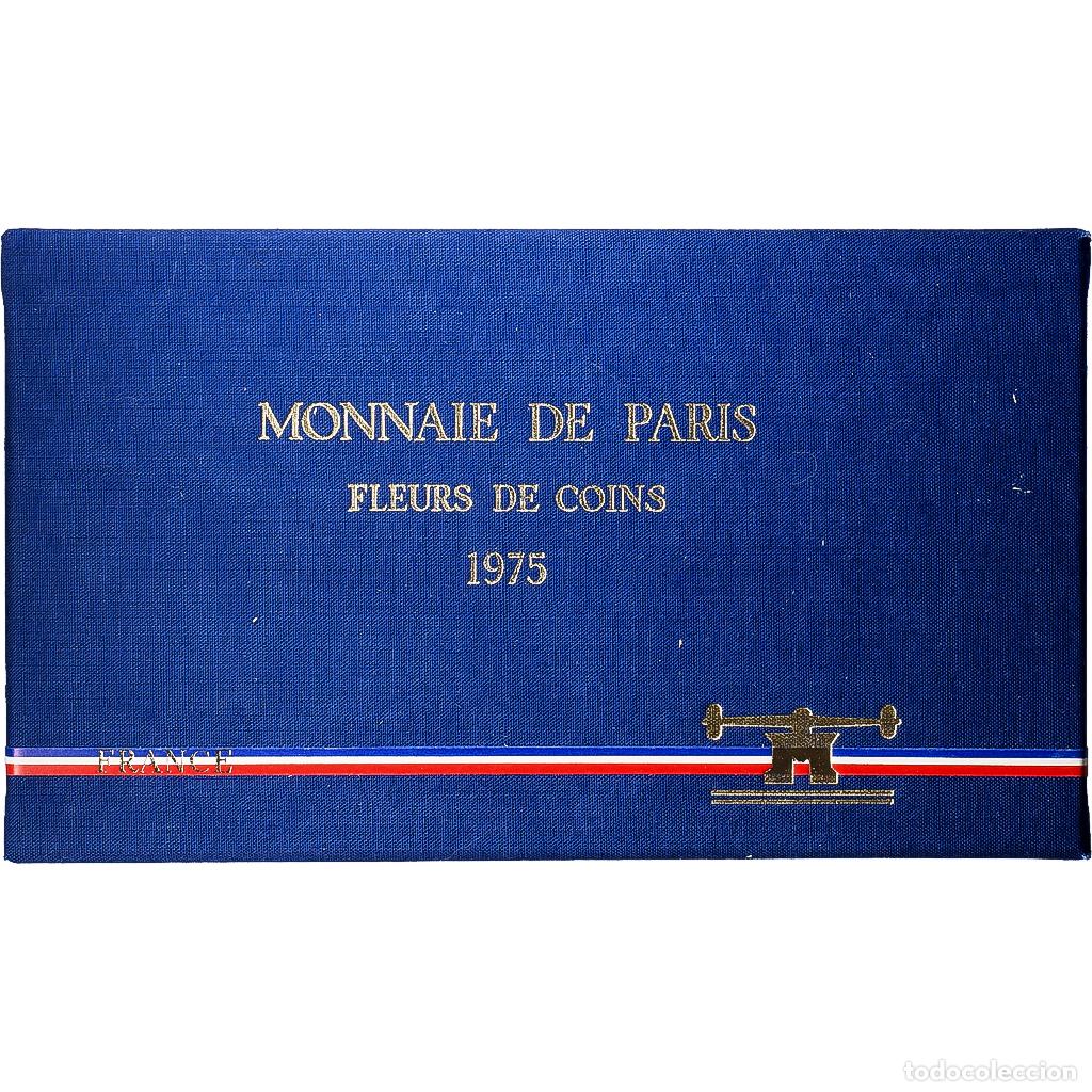 Monedas antiguas de Europa: [#1546419] Francia, Coffret 1 c. &agrave; 50 frs., Hercule, 1975, MDP, Sin informaci&oacute;n, FDC