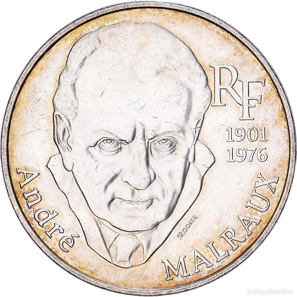 Monedas antiguas de Europa: [#1552124] Francia, 100 Francs, Andr&eacute; Malraux, 1997, Paris, Plata, EBC, Gadoury:954