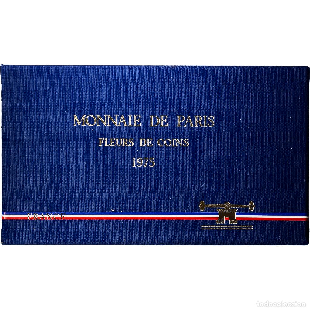 Monedas antiguas de Europa: [#1546421] Francia, Coffret 1 c. &agrave; 50 frs., Hercule, 1975, MDP, Sin informaci&oacute;n, FDC