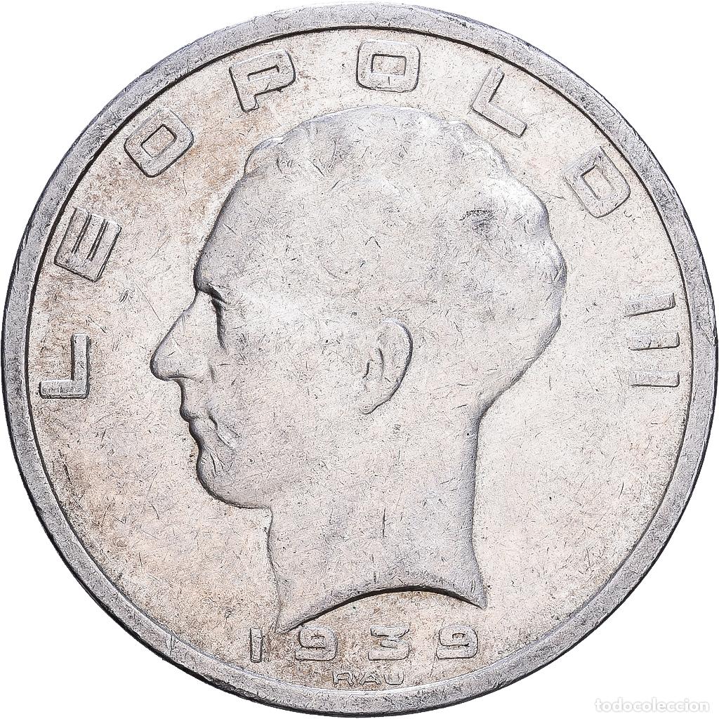 Monedas antiguas de Europa: [#1252347] B&eacute;lgica, Leopold III, 50 Francs, 1939, Brussels, Plata, MBC