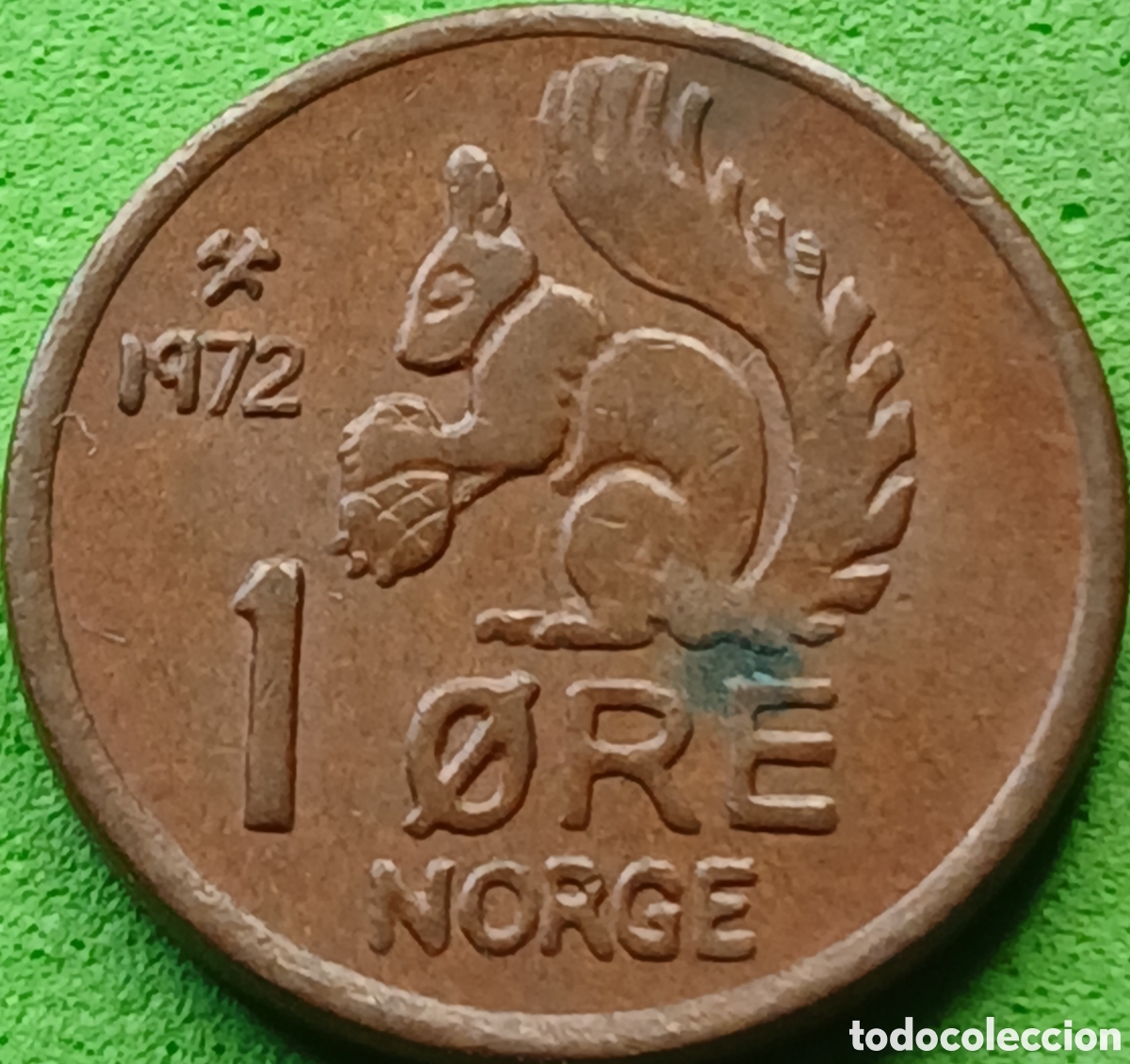 Monedas antiguas de Europa: Noruega 1 ore 1972 km#403