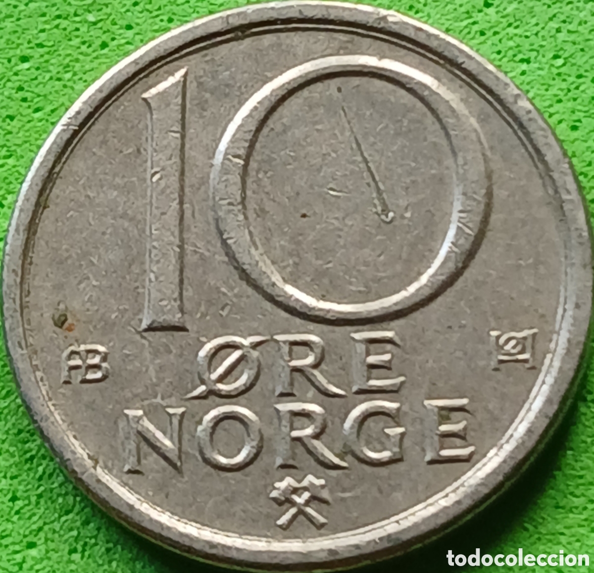 Monedas antiguas de Europa: Noruega 10 ore 1978 km#416